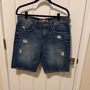 GAP Boyfriend Jean Shorts in Indigo